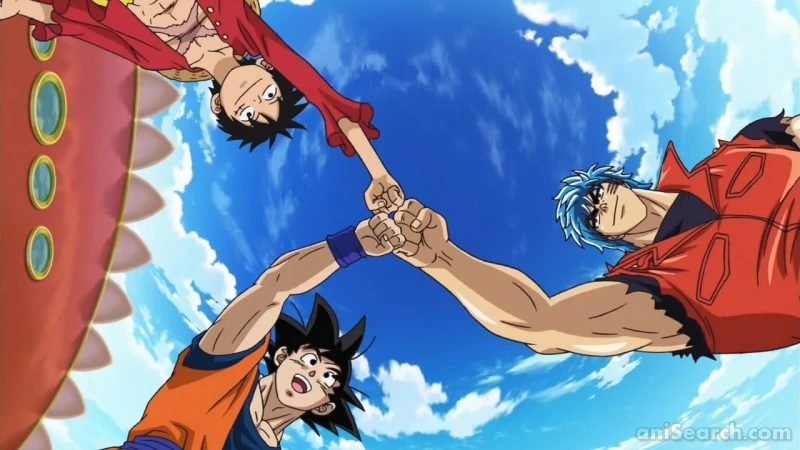 Dream 9 Toriko One Piece Dragon Ball Z Chou Collaboration Special Anime Anisearch Es