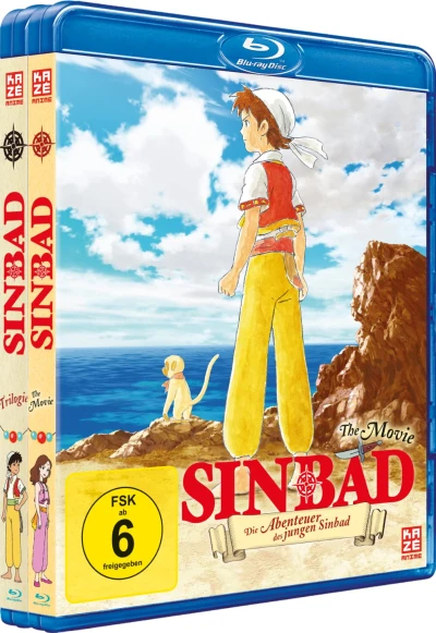 Die Abenteuer des jungen Sinbad: Die Trilogie (Uncut) + Movie - Set [Blu-ray]
