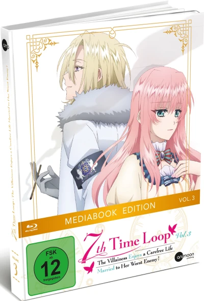 7th Time Loop: The Villainess Enjoys a Carefree Life Married to Her Worst Enemy! - Vol. 3/3: Limited Mediabook Edition [Blu-ray]