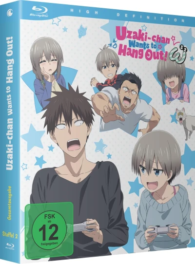 Uzaki-chan Wants to Hang Out! Staffel 2 - Gesamtausgabe [Blu-ray]