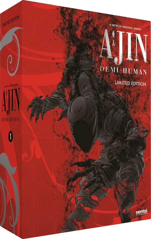Ajin: Demi-Human - Season 1 + Movie 1 - Limited Edition [Blu-ray+DVD] + Manga Vol. 01