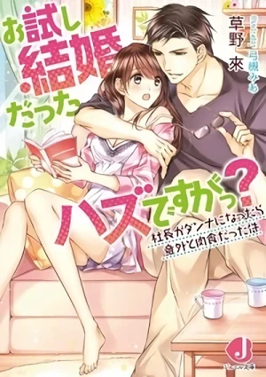 Manga: Otameshi Kekkon datta Hazu desu ga? Shachou ga Danna ni Nattara Igai to Nikushoku datta Ken